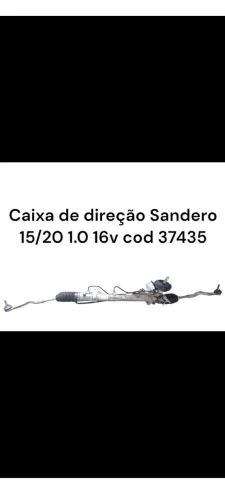 Caixa de direção Sandero 15/20 1.0 16v