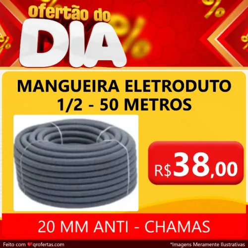 Mangueira 1/2 eletroduto ( 50 metros )