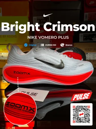 Nike Vomero Plus Bright Crimson - tamanho 41BR, original