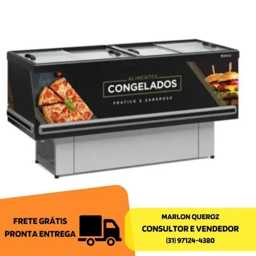 Ilha de Congelados Gelopar 2 Metros Nova