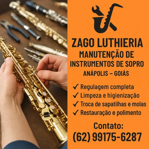 ZAGO LUTHIERIA - Manutenção de Instrumentos de Sopro ?