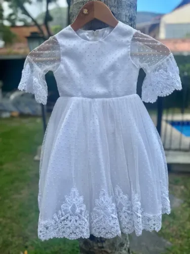 Vestido luxo festa menina 2 ou 3 anos, usado apenas uma vez 