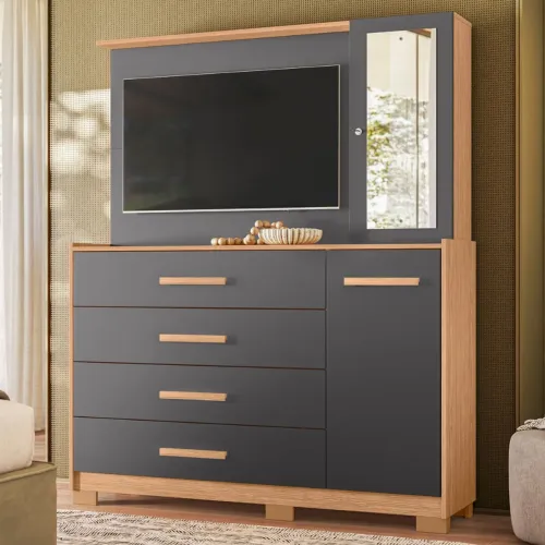 Cômoda com painel para TV de até 43 polegadas / ENTREGA HOJE !!! 