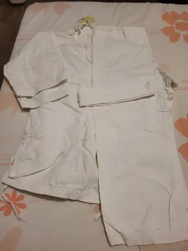 Kimono Branco veste altura até 1,65