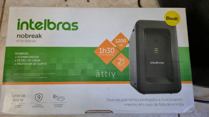 Nobreak Intelbras ATTIV 1200 VA - Bivolt