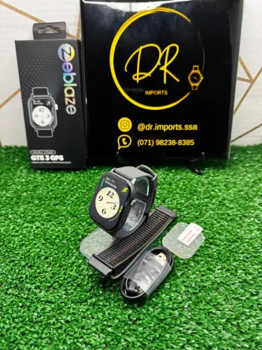 Relógio Inteligente Smartwatch Zeblaze GTS 3 GPS Duas pulseiras