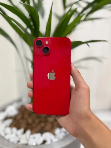 iPhone 14 128GB 87% de bateria Cor RED  3 meses de garantia 