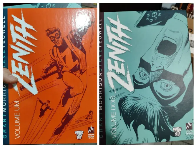 Zenith Completo em 2 volumes - Grant Morrison e Steve Yeowell