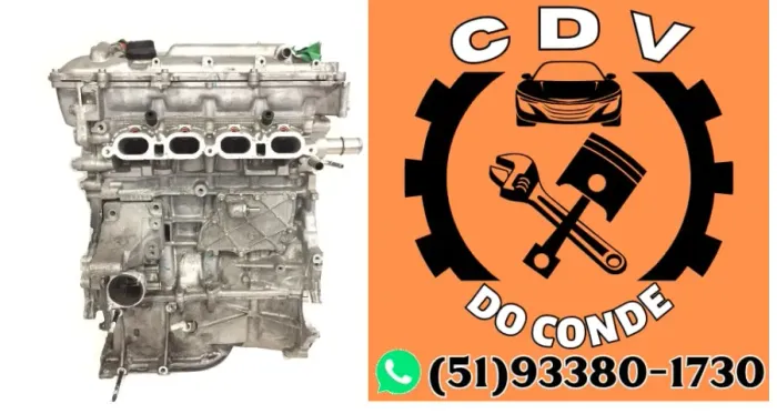 Motor Parcial Toyota Corolla xei 2019 c/ 154 cv flex apenas 40 mil km zerado com nota