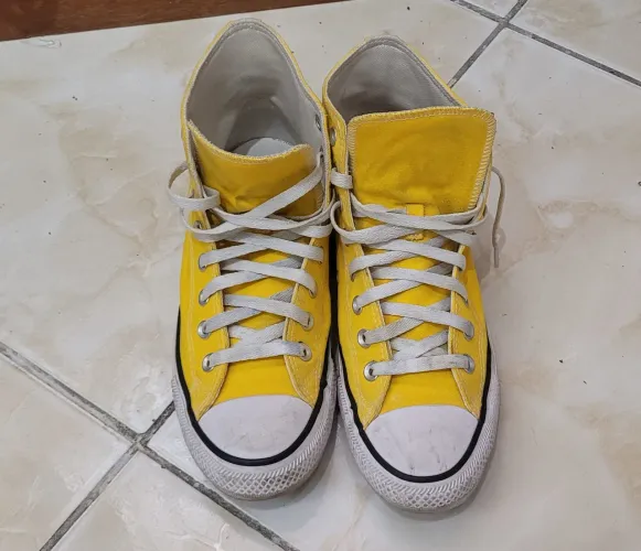 Tênis Converse All Star Amarelo - Tamanho 39