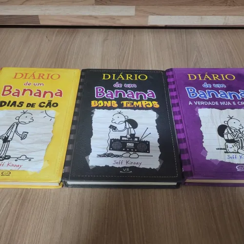 3 livros diário de um banana
