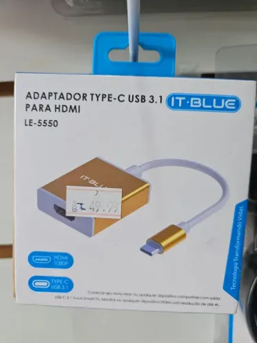 Adaptador Type-C USB 3.1 para HDMI IT-Blue LE-5550