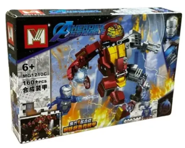 lego heroi assemble mg1210c 160pçs zp0369a