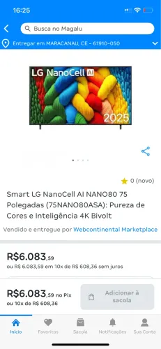 LG Nanocell 75 Polegadas 