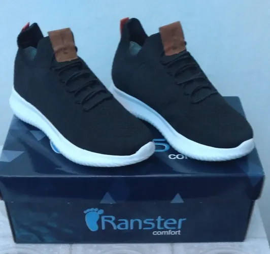 Tênis Sneaker Ultra Leve Feminino Ranster Preto número 35
