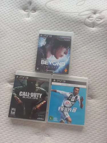 Promo!! Jogos ps3 - Fifa 19, Call of duty Black Ops, Beyond two souls.