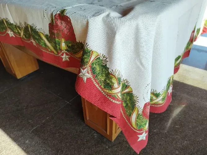 Toalha de mesa natalina Karsten M- Vintage
