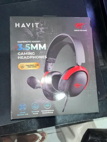 Fone headset havit gamer novo lacrado precinho