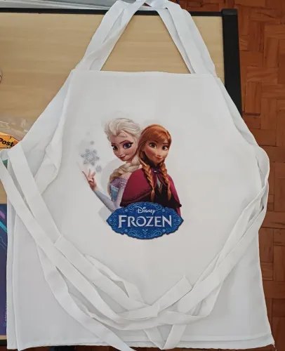 Avental infantil festa Frozen