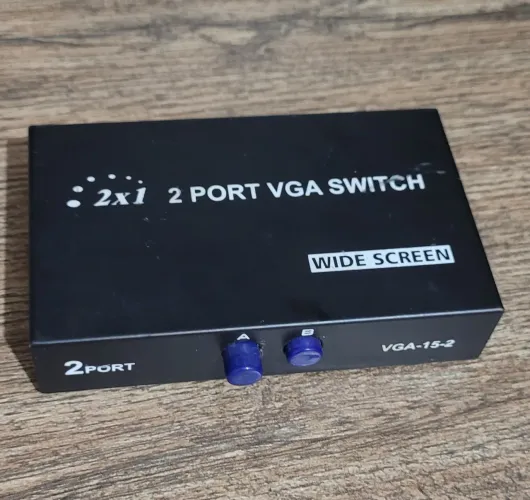 Chaveadora Switch VGA 2 Portas - Wide Screen