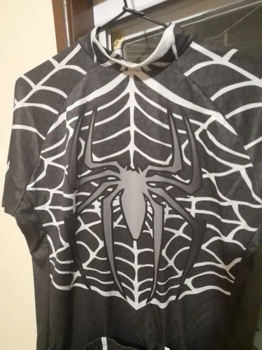 Camiseta Ciclismo Homem Spider-Man + calça termica gg
