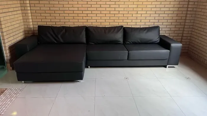 Sofá Couro Ecologico (Alto Padrão)