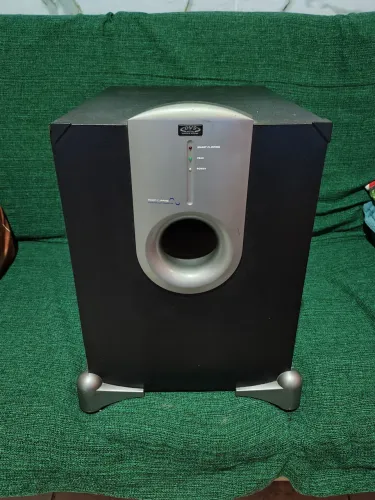Subwoofer ativo DVS (EUA) 10 polegadas forte. leia