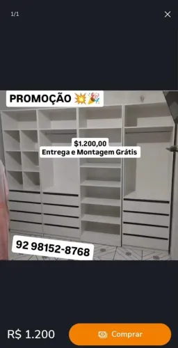 Closet em PROMOÇÃO NÃO PERCA