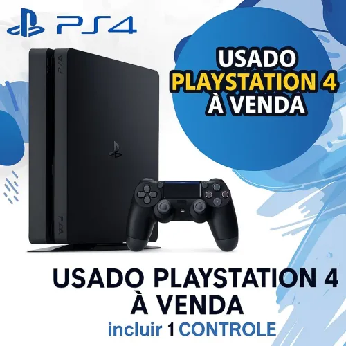 PlayStation 4 Slim usado  + 1 Controle