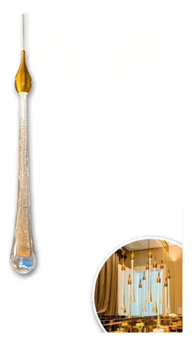 Pendente Moderno de Cristal - Iluminação Elegante
