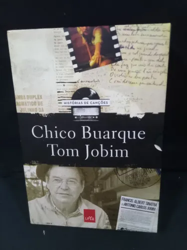 Box 2 Livros Chico Buarque e Tom Jobim - Histórias de Canções