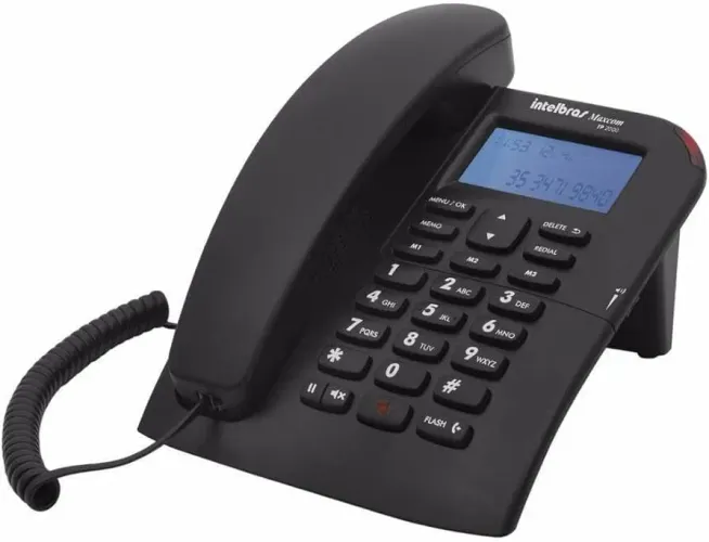 TELEFONE INTELBRAS MAXCOM TP 2000 COM VIVA VOZ E ID