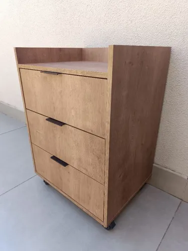 Gaveteiro MDF Novo 50cm x 40cm x 70cm Alt - Entrego Montado