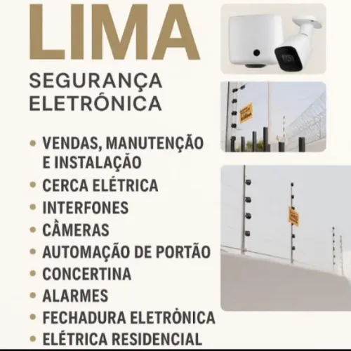 Vendas manutenção e instalação de câmeras, automatização de portão Elétrica residêncial