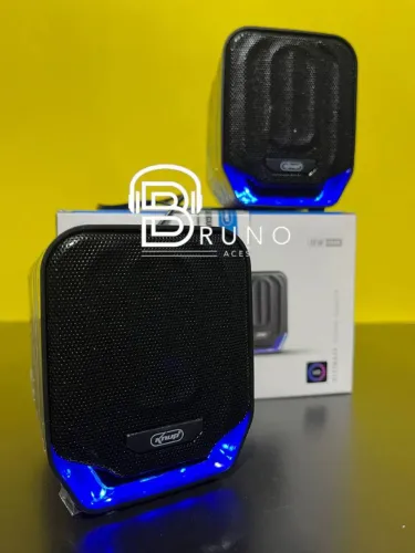 Caixa de Som Knup com Iluminação LED - Nova