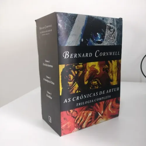 box livros cronicas de artur