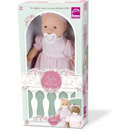 Boneca Baby By Roma c/Tiara 50cm. - Roma