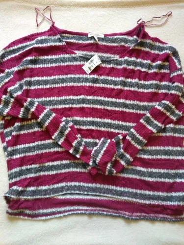 Blusa de lã AEROPOSTALE feminina listrada ORIGINAL