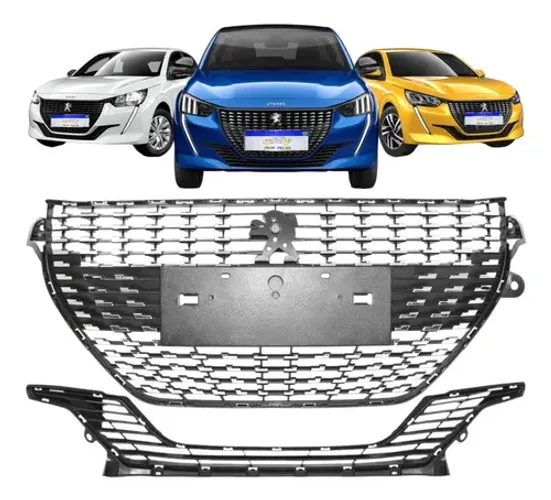 Kit Grade Parachoque Peugeot 208 2021 2022 2023 2024 Novo 