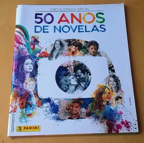 Álbum De Figurinhas - 50 Anos De Novela Com 70 Figurinhas Coladas - 2015