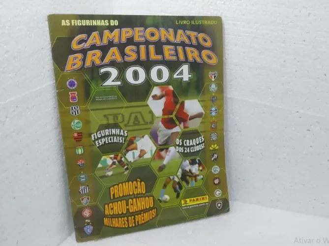Album De Figurinhas Campeonato Brasileiro 2004 - Incompleto