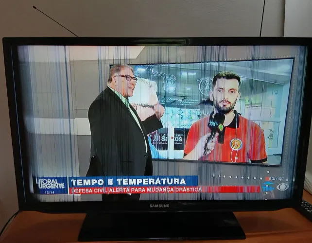  TV samsung 32 com defeito