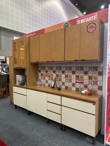 Cozinha Modulada Completa Leonor - 100% MDF, Design Moderno e Funcional