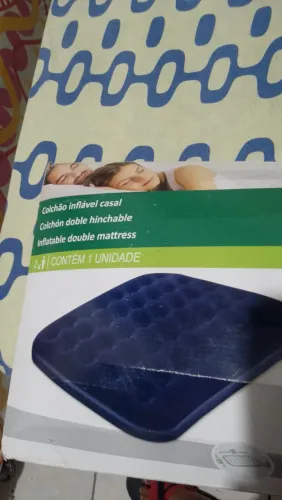 Cama inflável com bomba