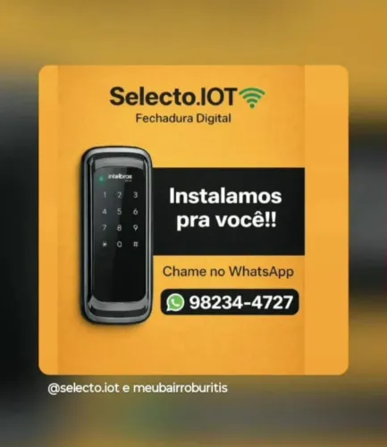 Instalação de fechadura digital