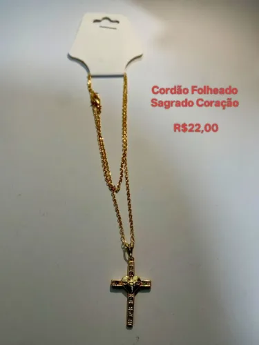Cordões folheados e aço inoxidável