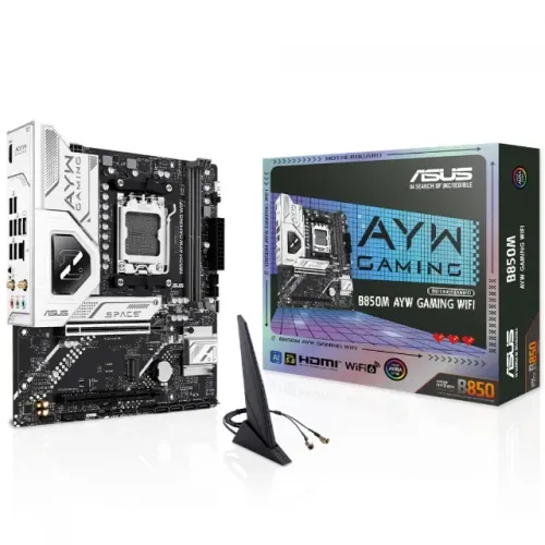 Placa Mãe, Asus, B850M AYW Gaming WiFi -  SOMOS LOJA