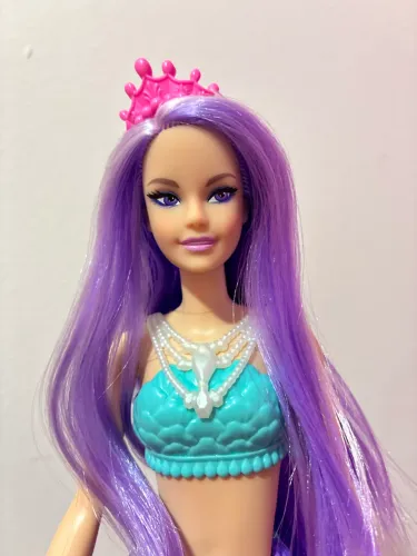 Barbie Dreamtopia Fantasy Sereia Roxa - Original Mattel