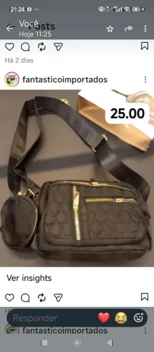 Bolsa linda c porta moeda TB linda