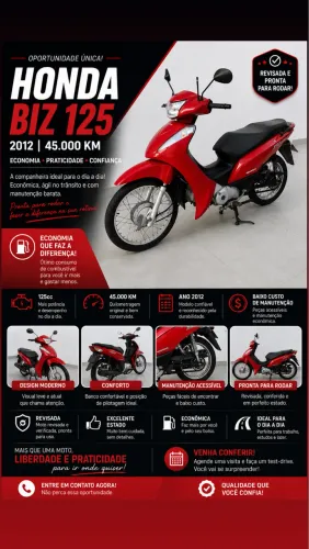 Biz 125cc c/partida